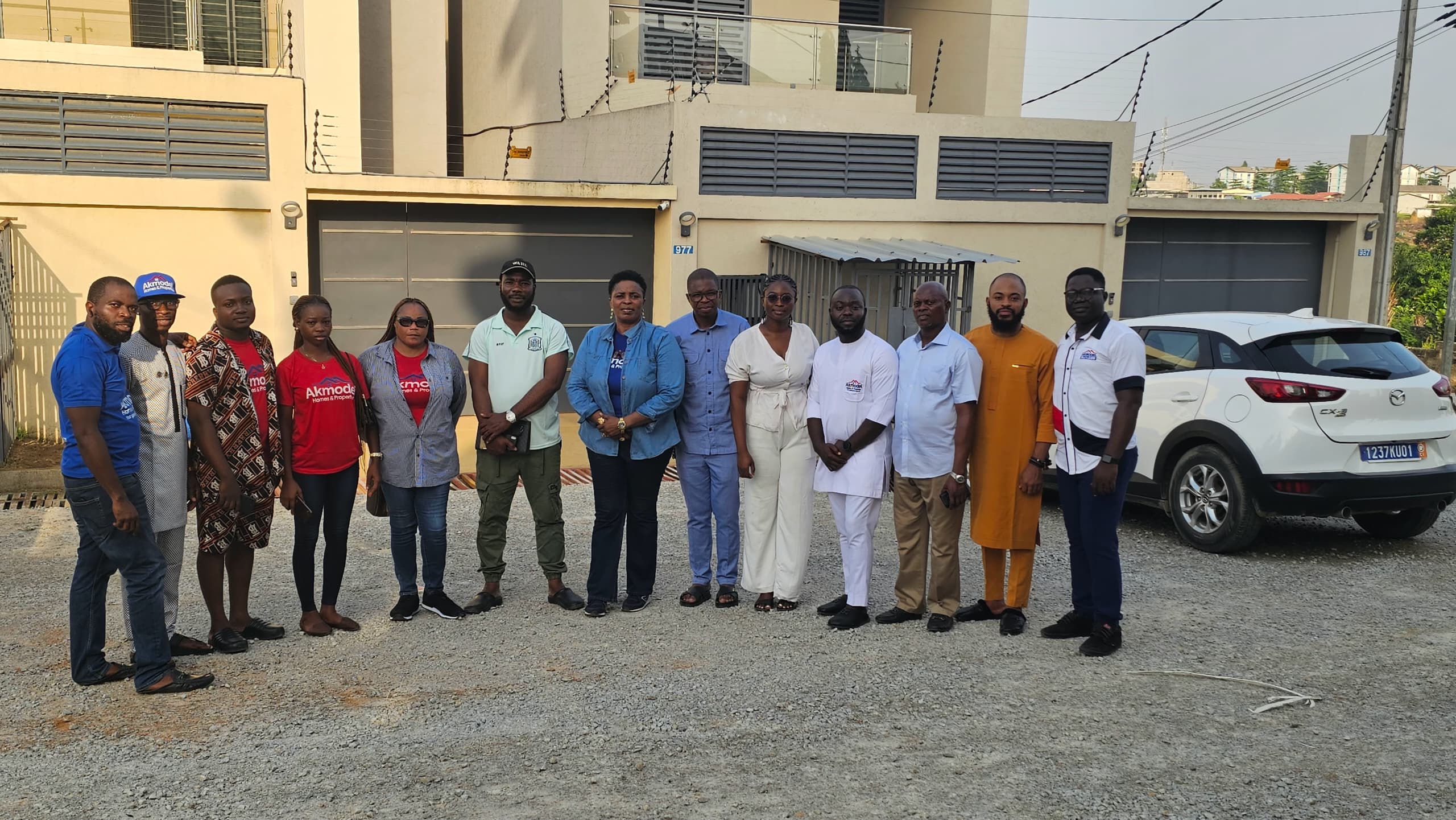 AKMODEL Team Meets Top Builder In Cote d'Ivoire