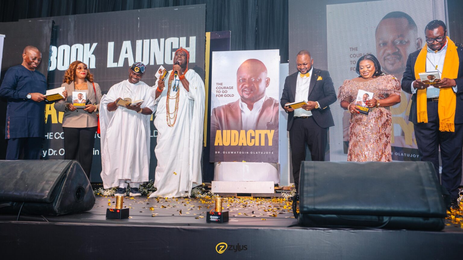 Ooni of Ife and Ali Baba debut Retrust Microfinance Bank at Zylus 6th Anniversary