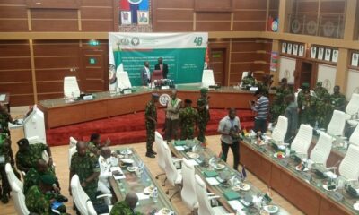 ECOWAS Defence Chiefs Held Urgent Meeting in Abuja Amid Niger Coup [PHOTO]