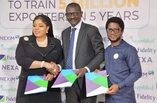 NEXIM collaborates with Fidelity Bank andSapphital to expand Nigeria's export sector.