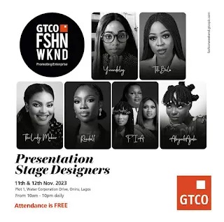 GTCO Fashion Weekend is scheduled for November 11th and 12th.
