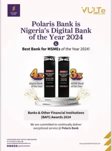 Polaris Bank Retains Best Digital Bank Award for the Fourth Year