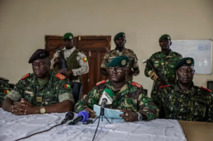Guinea-Bissau military seizes power; president arrested.