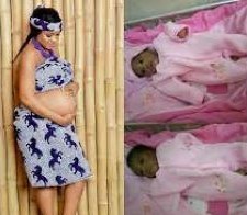 Nollywood Actress gave birth to twins