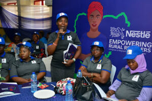 Nestlé helps Nigerian rural women entrepreneurs expand their businesses.