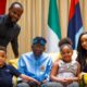 A Heartwarming Family Reunion: Bola Tinubu Spends Quality Time With Grandkids in Lagos