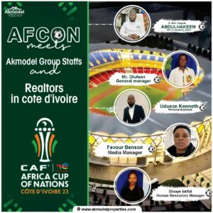 Akmodel Group Executive Manager and Realtors at Afcon Final