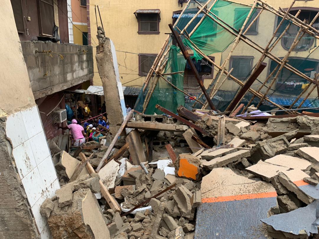 Tragedy in Lagos: Building Collapses During Rainstorm